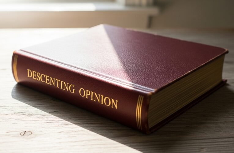 Pendapat Hakim yang Berbeda (Dissenting Opinion)